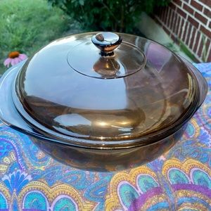 Vintage Pyrex Amber Baking Dish